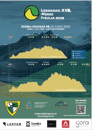 LESAKAko XVII mendi itzulia 2026