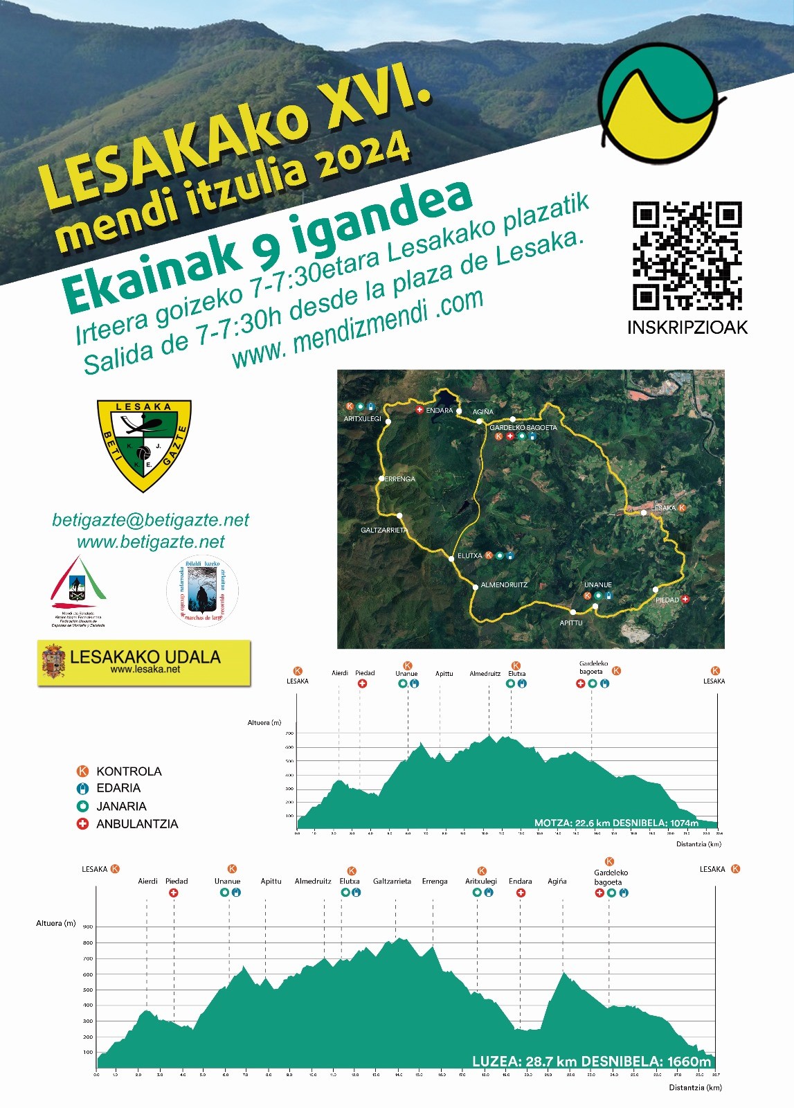 LESAKAko XVII mendi itzulia 2026
